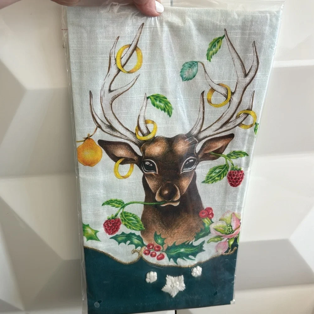 Lou Rota‎ 12 days of Christmas dish towel